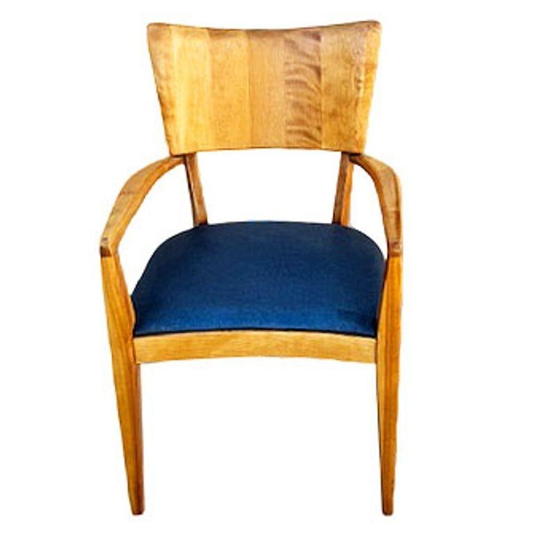 Restored Mid-century "Stingray" Birch Armchair Dining Chair by Heywood Wakefield - 8