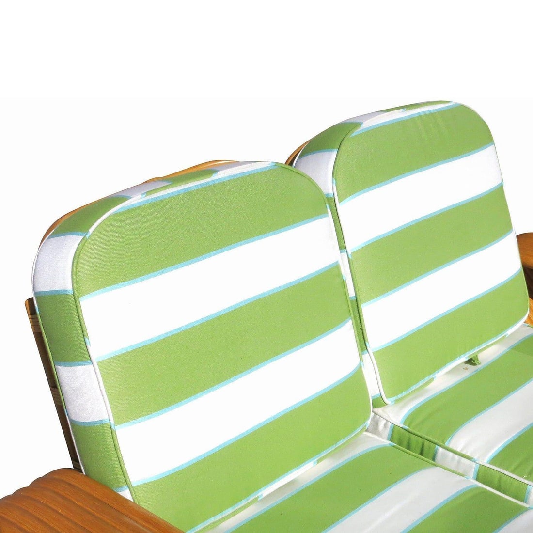 Restored Art Deco Square Pretzel Rattan Sectional Settee - 4