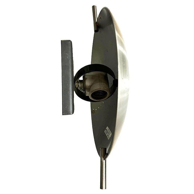 1980s "Metro 1800" Spun Aluminum Wall Sconce by Donovan Lighting, 2 Available - 3