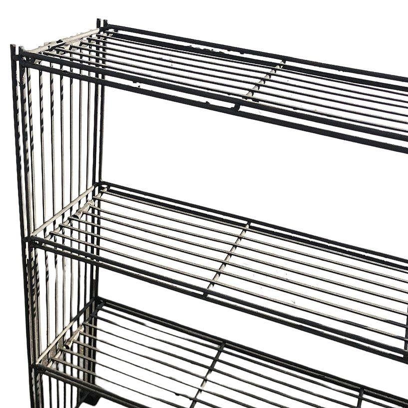 Mid-Century 3-Tier Iron Wire Art Display Shelf Bookshelf - 13