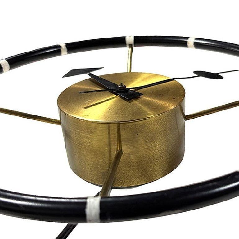 MCM George Nelson Studio Model 4756 "Steering Wheel" Wall Clock by Howard Miller - 5
