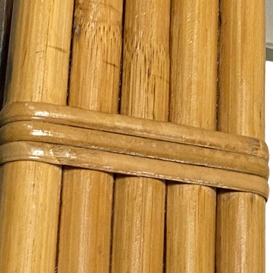 Restored 5-Strand Rattan "Double-Speed" Arm Sofa & Lounge Chair Living Room Set - 6