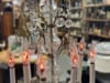 French 19th Century Crystal and Glass Girandole Table Lamp - 8