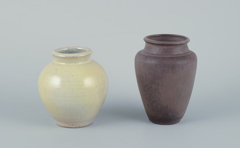 Kuch and Elly Kuch (1929-2008) and Wilhelm Kuch (1925-2022). Two unique ceramic vases. One vase in (1 of 9)