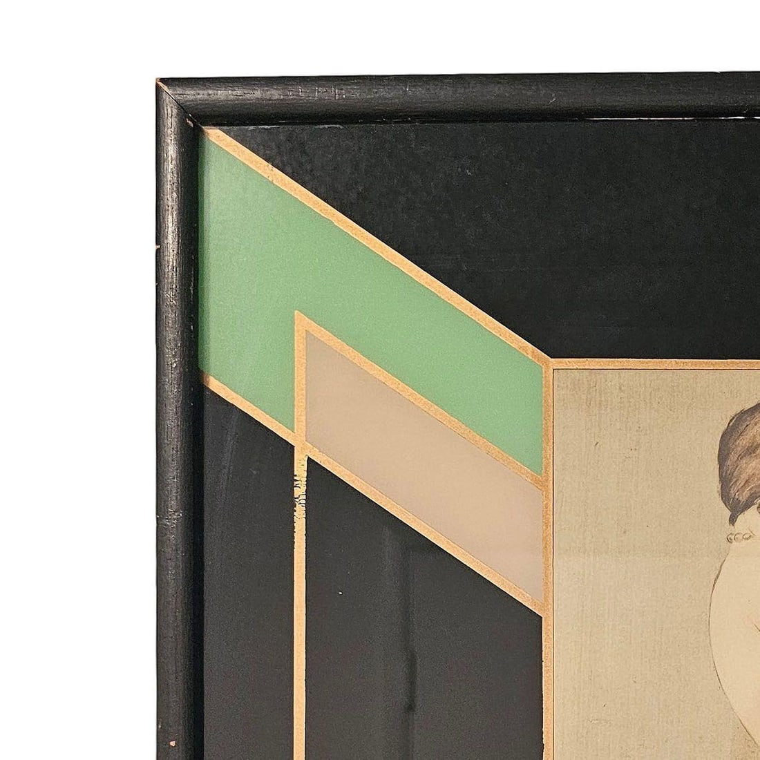 Art Deco Flapper Fashion Illustration "Tanz" Prints Frames by Vala Moro, Pair - 11