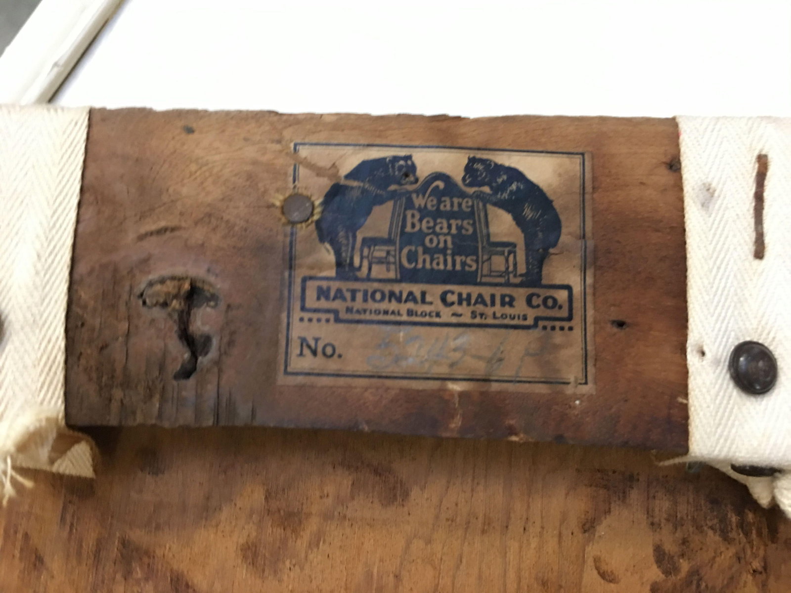 Mission Chestnut Slat Back Rocking Chair by National Chair Co. - 6