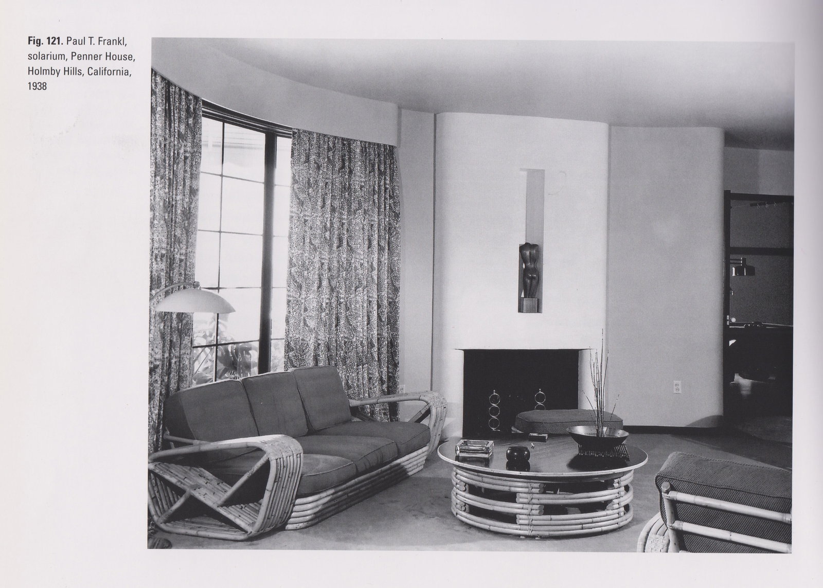 Original Historic Hand Made 9 Strand Square Pretzel Rattan Sofa By Paul T Frankl - 5