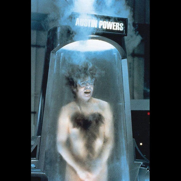 Futurist Cryogenic Freezing Chamber Tube Sculpture Hero Prop, 1997 Austin Powers - 5