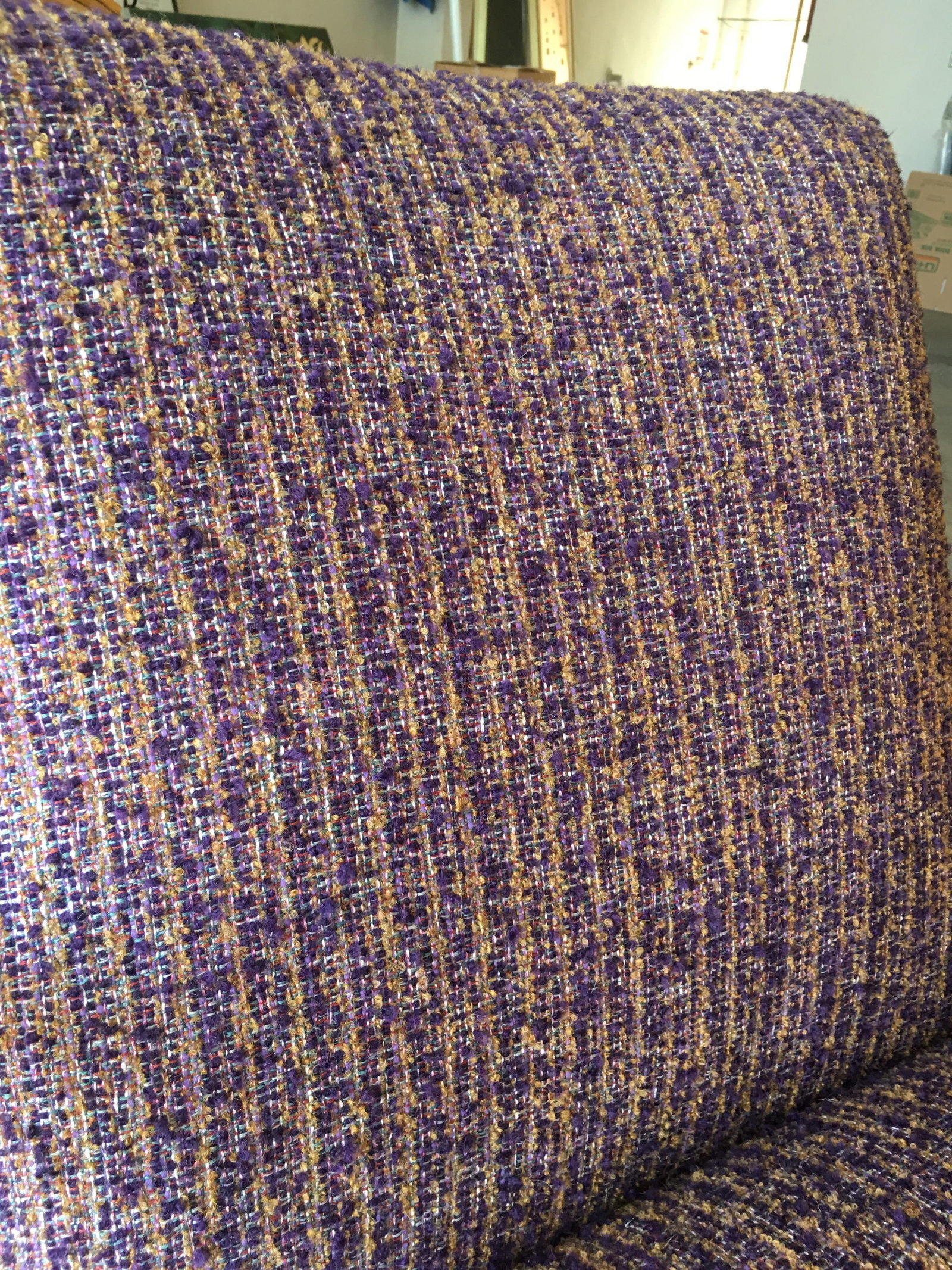 Thonet Bentwood Armchair with Purple Seat - 6
