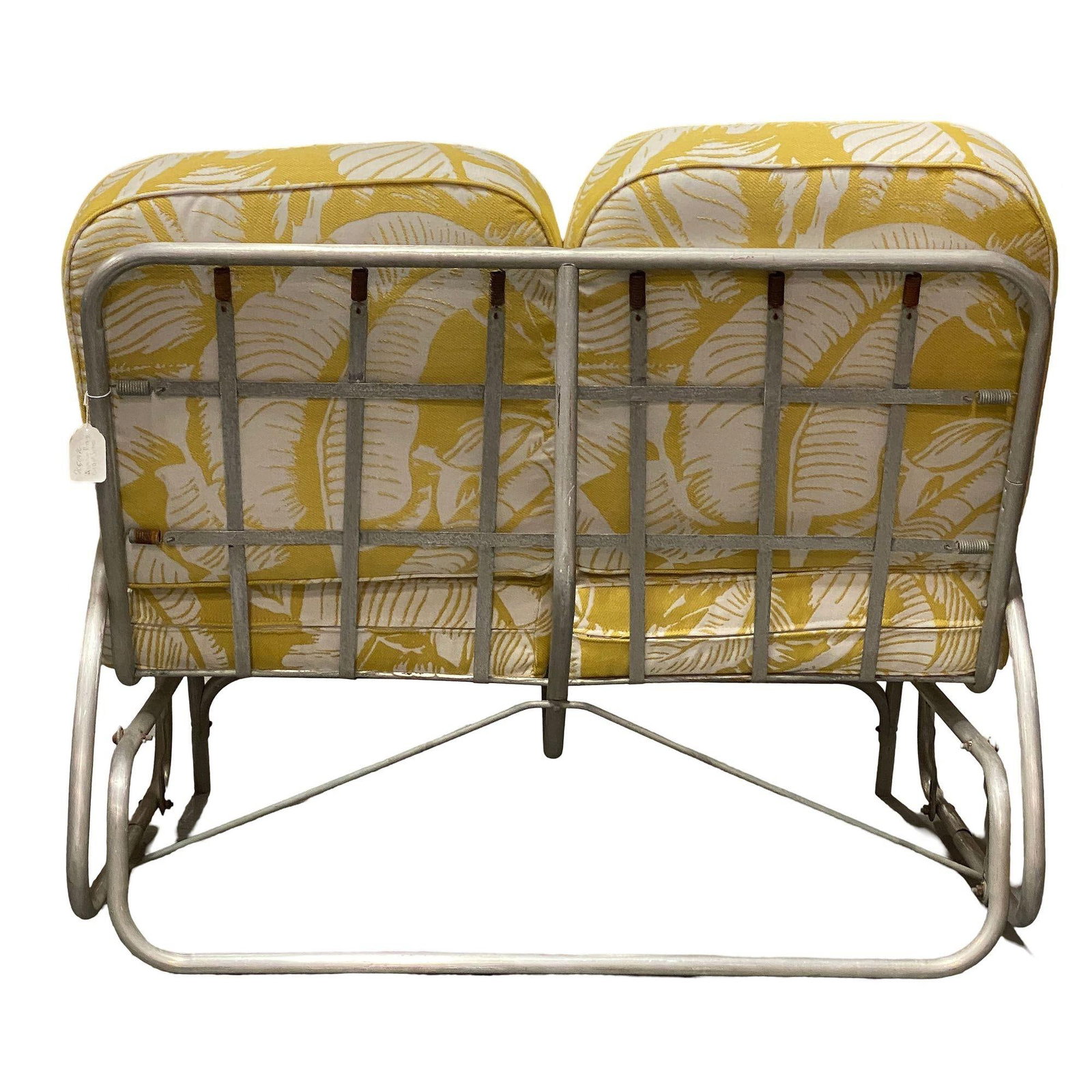 Aluminum Patio/Outdoor Sled Base Rocking Slider Settee w/ Speed Arms - 20