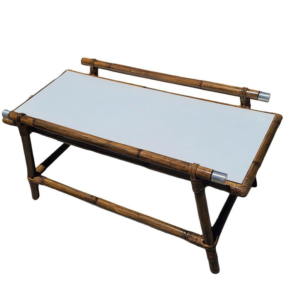 Restored 8 Piece "Far Horizon" Rattan Livingroom Set by John Wisner For Ficks - 13