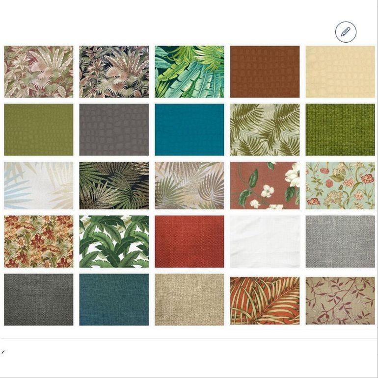 Modernist 3-Strand 3/4 Pretzel "Kauai" 3 Seat Rattan Sofa Sleeper Bed - 6