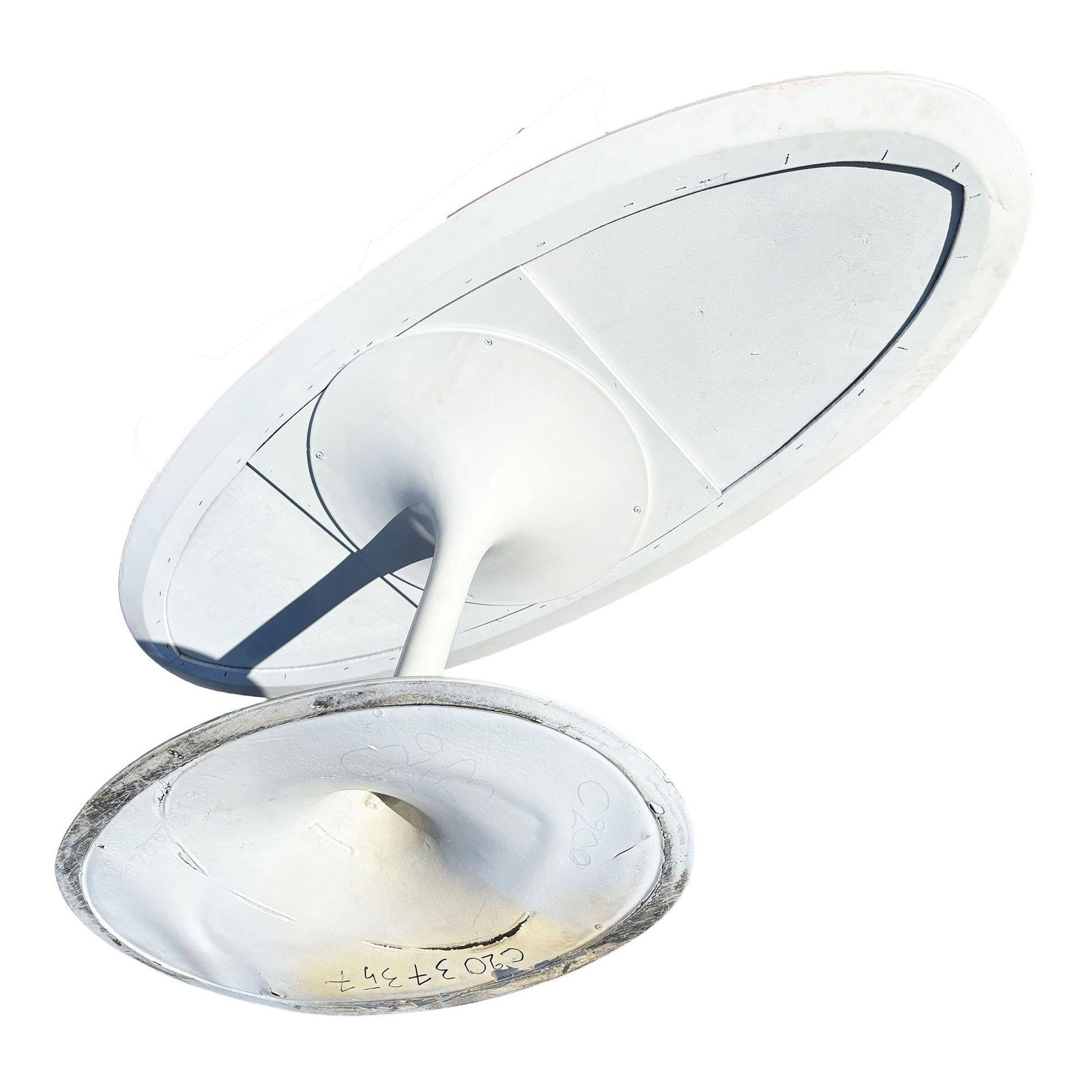 Mid-century Tulip Dining Table by Eero Saarinen for Knoll W/ Orange Laminate Top - 5