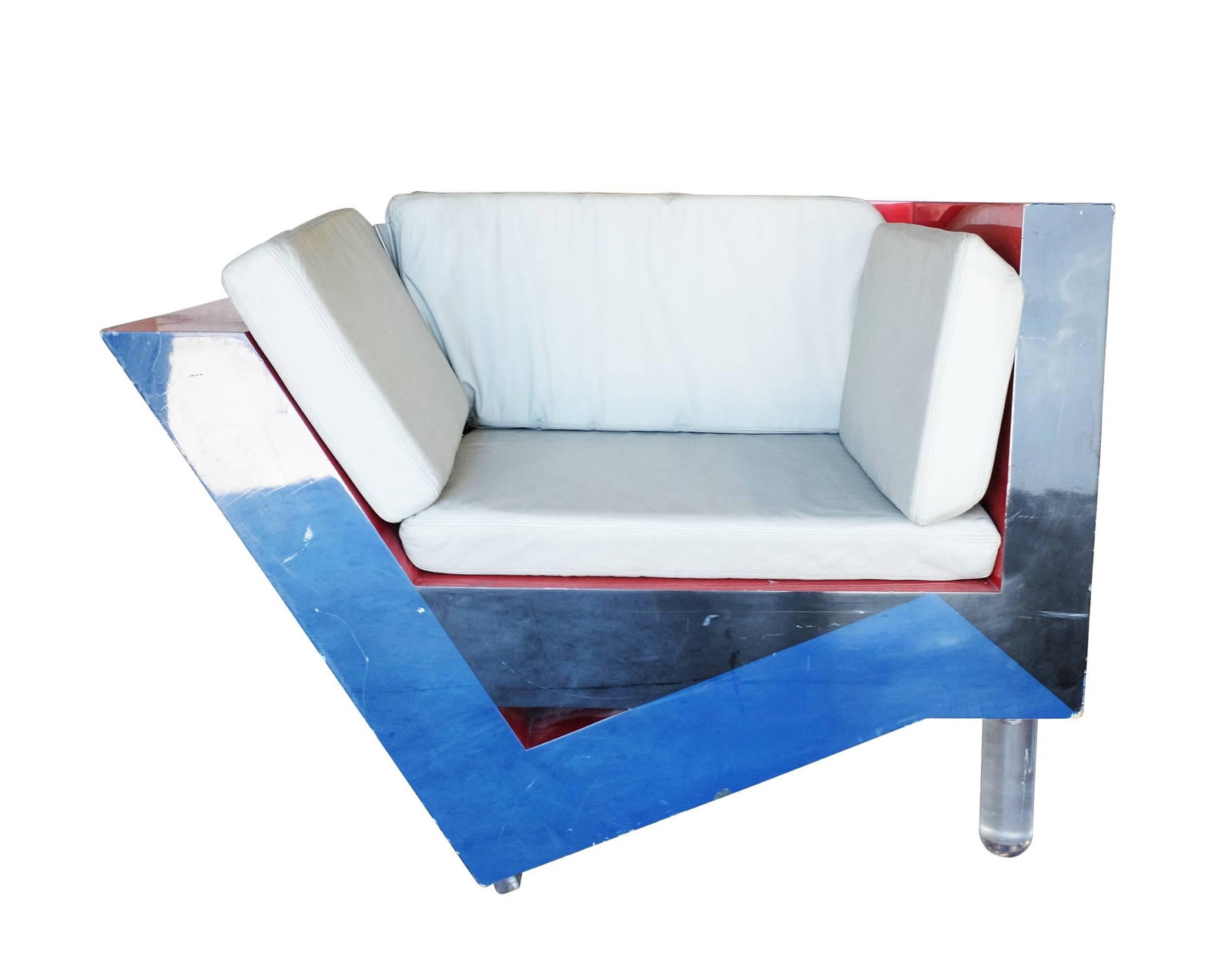 Charles Hollis Jones Postmodern Memphis Inspired Lounge Chair - 2