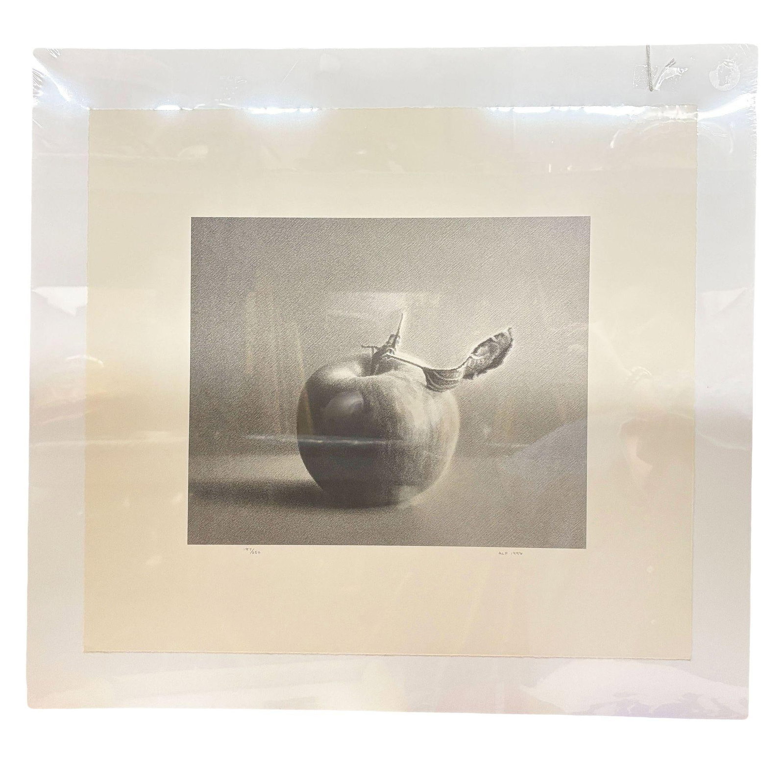 Martha Alf "Apple" Still Life Lithograph Print Limited Edition Signed (187/250) - 3