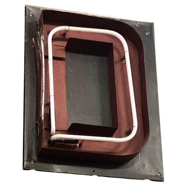Large Vintage Neon Marquee Letter "D" From Pan American Auditorium: Title: Large Vintage Neon Marquee Letter "D" From Pan American Auditorium Description: Own a piece of Los Angeles history. This large neon marquee letter "D" comes from the interior of the iconic