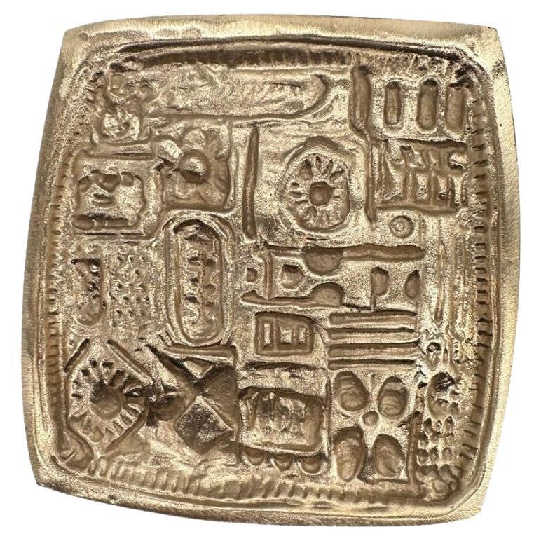 Paul Evans Style Mid Century Brutalist Bronze Cabinet Handle Pull (1 of 19)