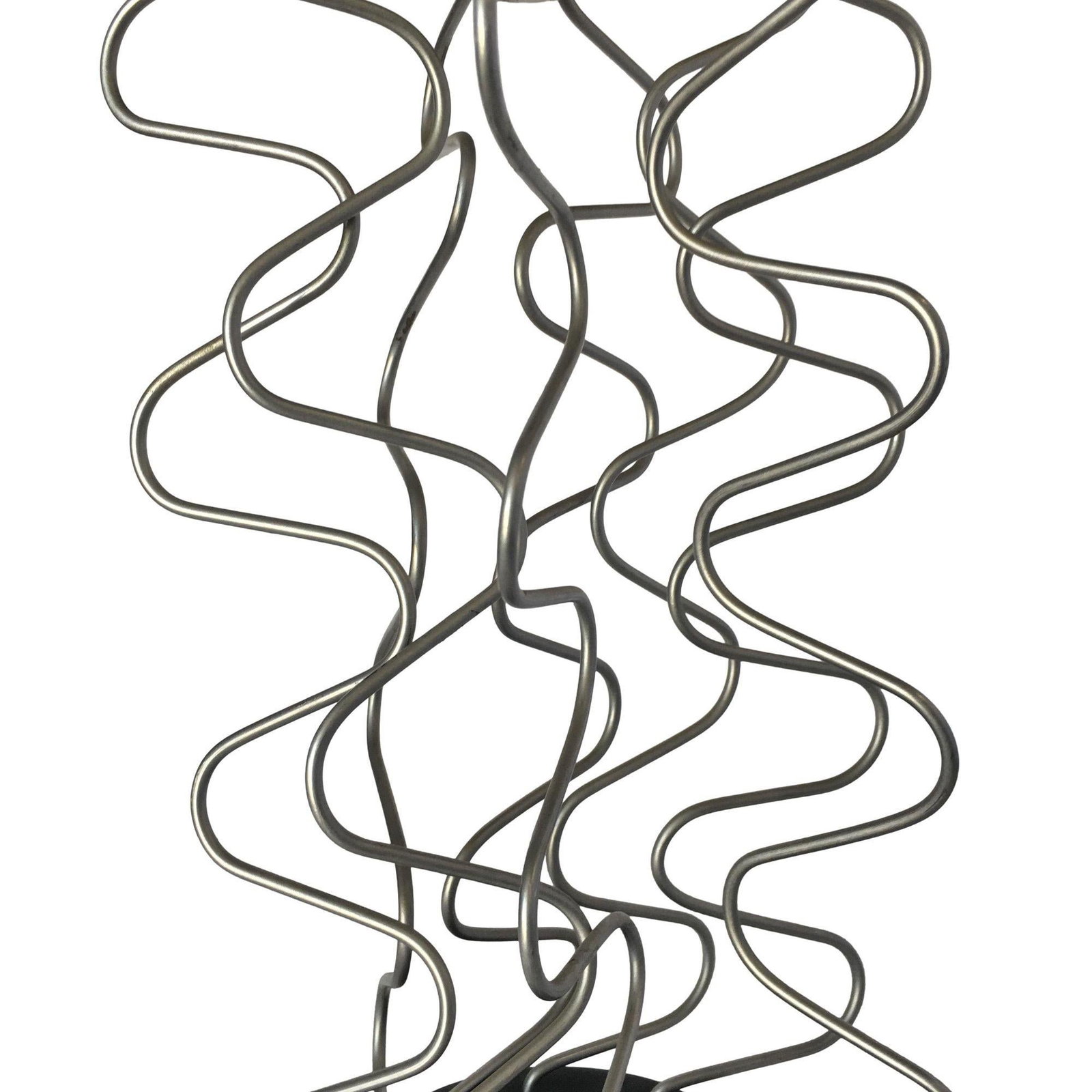 Custom Made Wire Art Candlestick Holder, Pair - 12