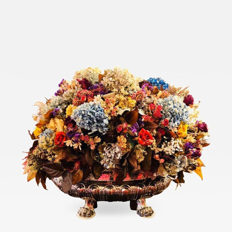 Palatial Silver Plated Claw Footed Centrepiece in Custom Form Antique Bowl (1 of 12)