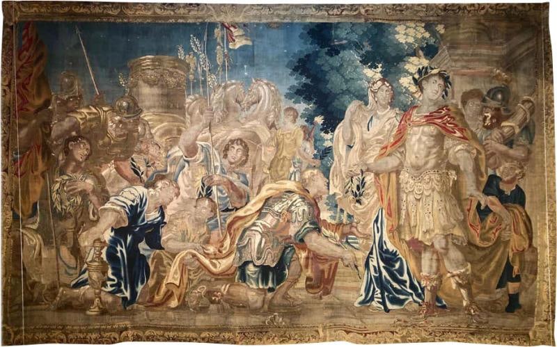 17th Century Flemish Tapestry Daris at Constantinople (1 of 12)