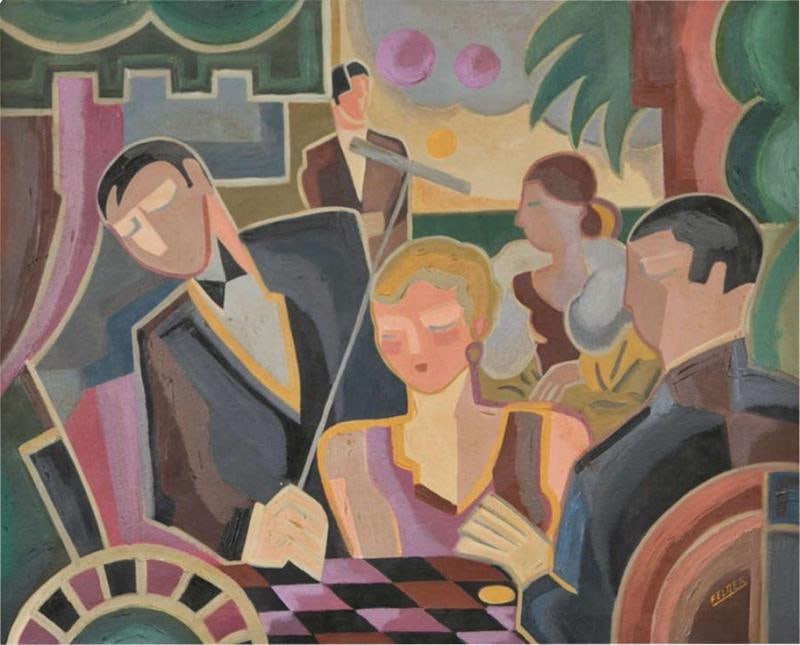 Contemporary Oil on Canvas Signed Lower Right (1 of 6)