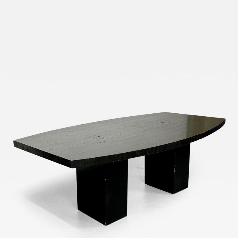 Mid-Century Modern Large Writing Table / Executive Desk, Pace, Ebony, (1 of 12)