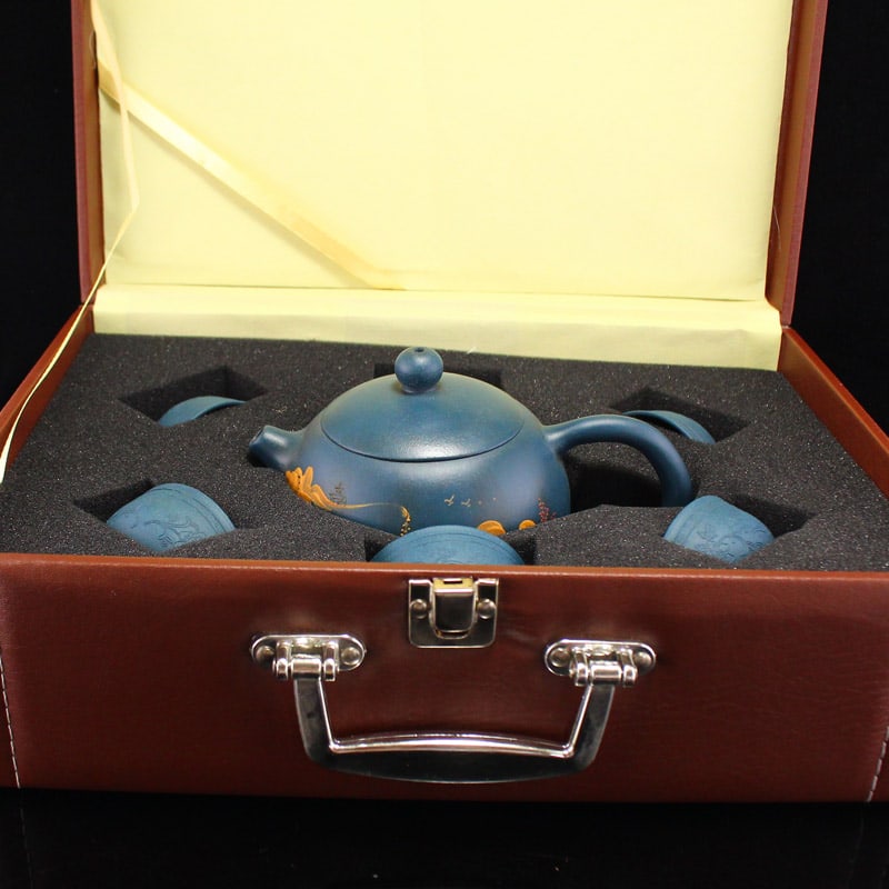 A Set Yixing Zisha Clay Teapot & Cup - 2