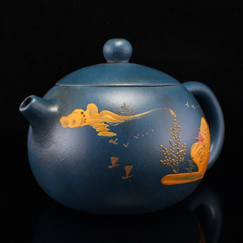 A Set Yixing Zisha Clay Teapot & Cup - 4