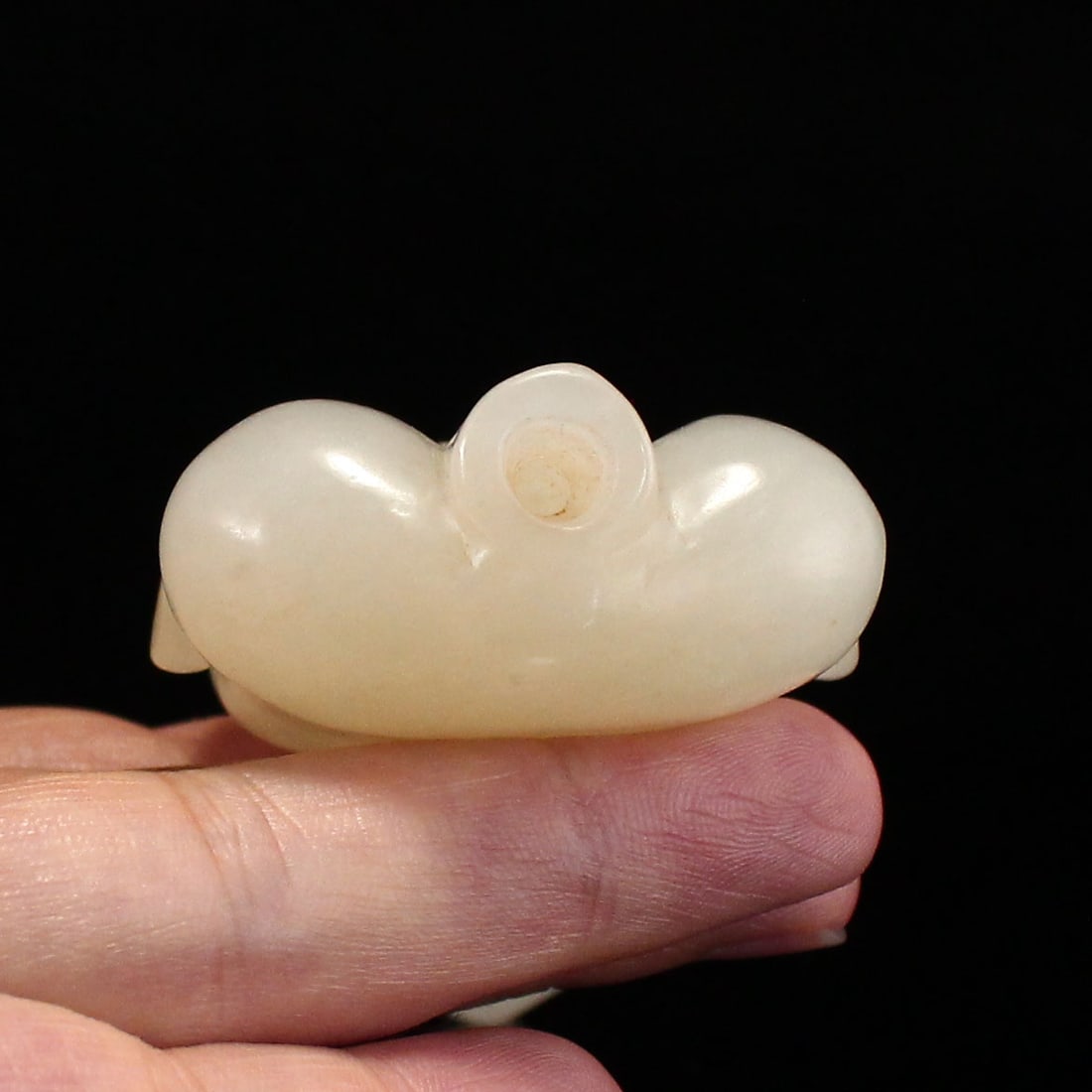 Hetian Jade Pendant - Face Mask - 10