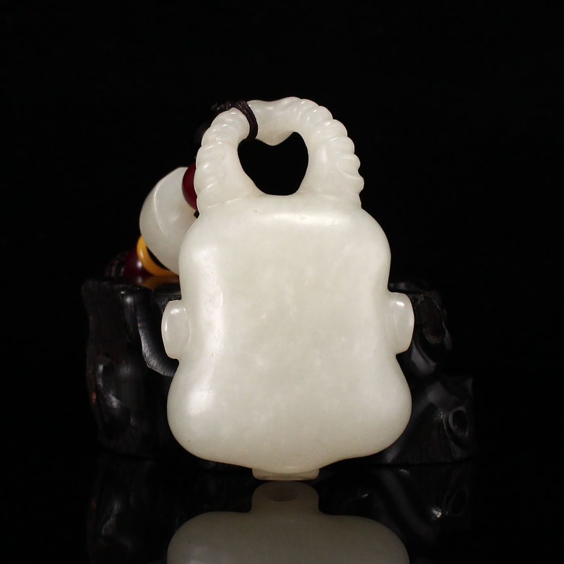 Hetian Jade Pendant - Face Mask - 4