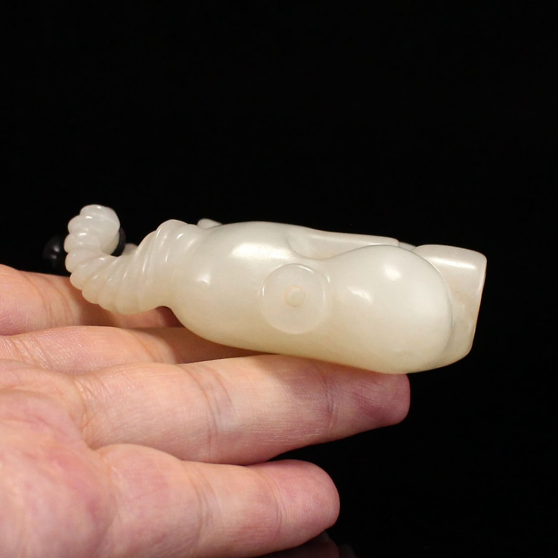 Hetian Jade Pendant - Face Mask - 9