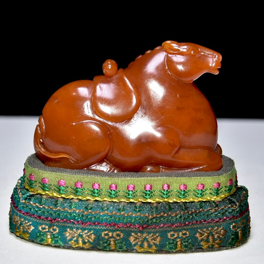 Shoushan Soapstone Hand-Carved Statue - Horse (1 of 9)