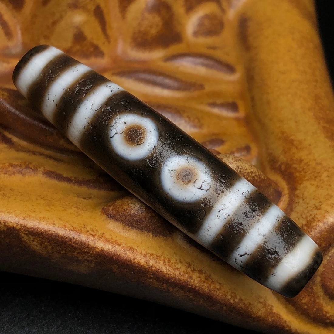 Five Eyes DZI Agate Pendant - 3