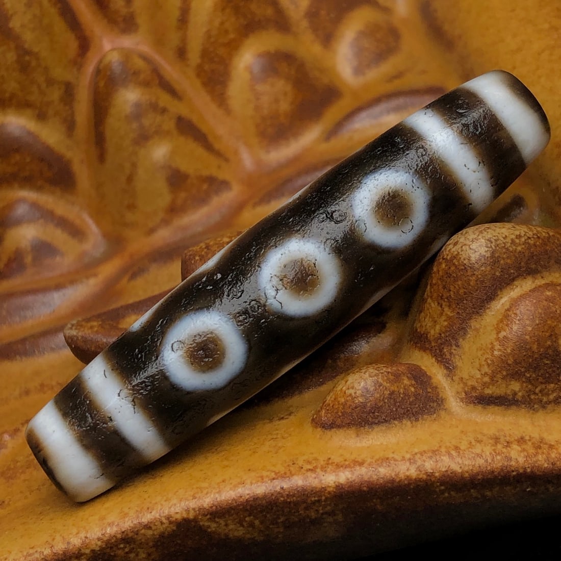 Five Eyes DZI Agate Pendant - 4