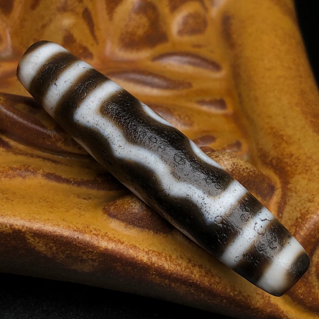 Five Eyes DZI Agate Pendant - 5