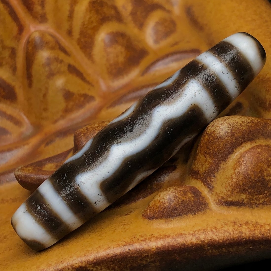 Five Eyes DZI Agate Pendant - 6