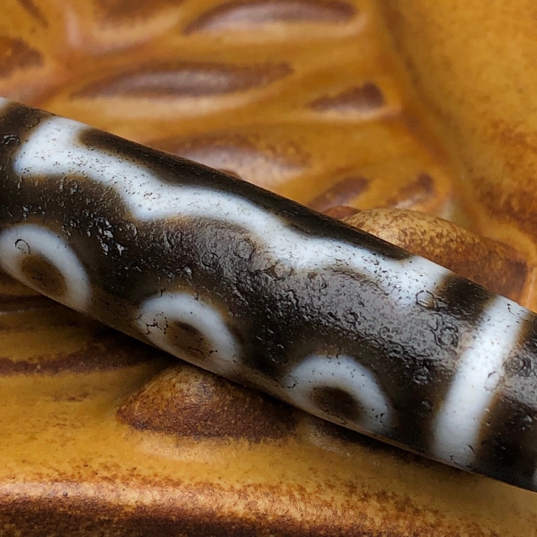 Five Eyes DZI Agate Pendant - 7