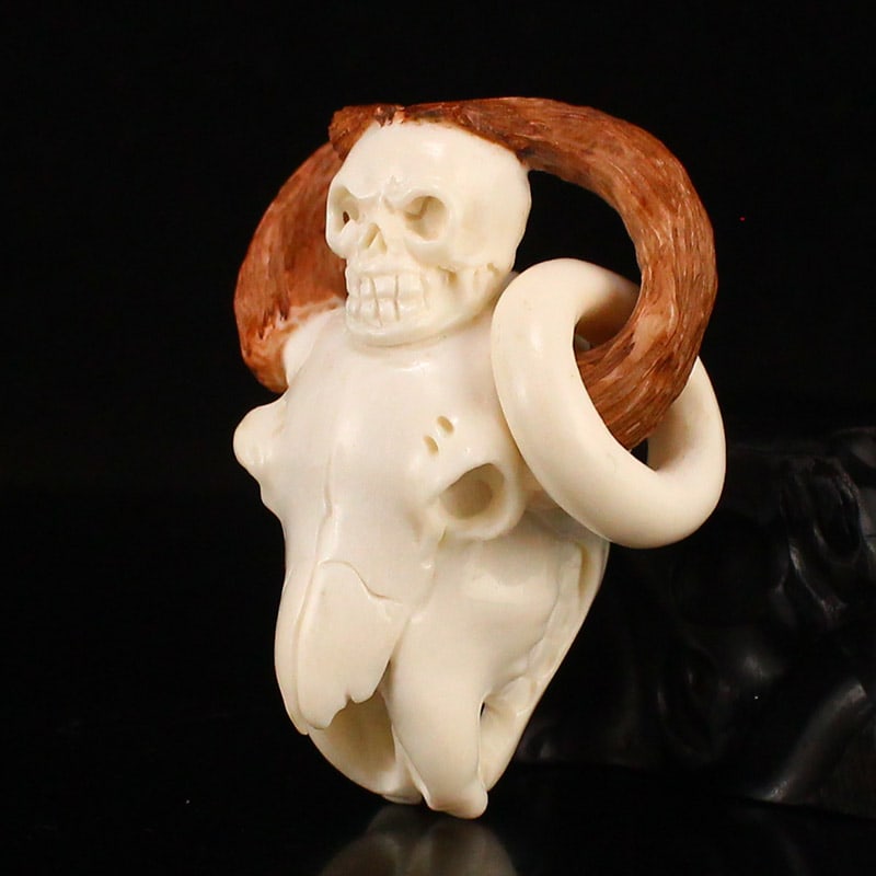 Bone Pendant - Skull - 3