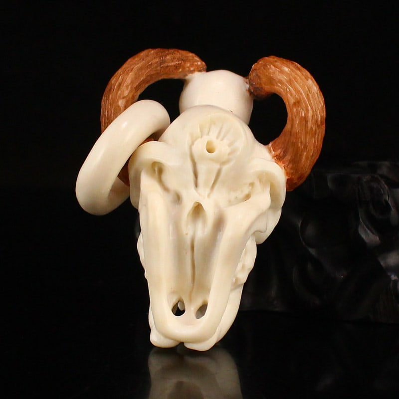 Bone Pendant - Skull - 4