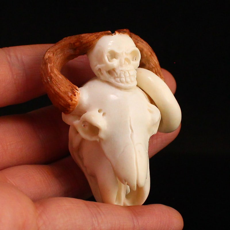 Bone Pendant - Skull - 5