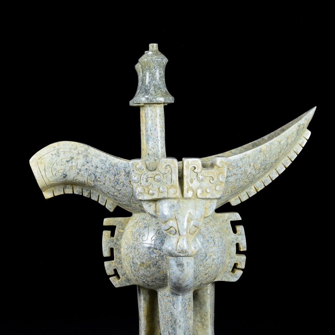 Hetian Jade Wine Cup Dragon Old - 2