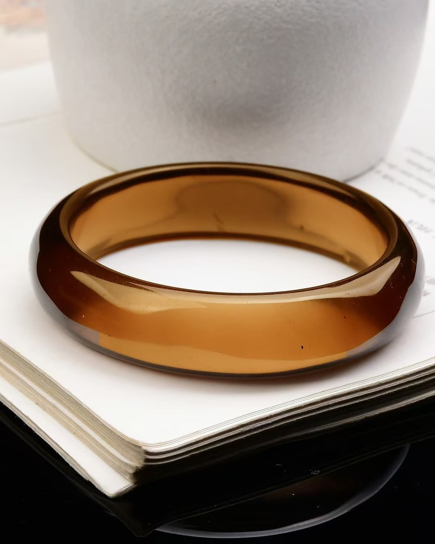 Inside Diameter 56mm Citrine Bracelet with Certificate - 2