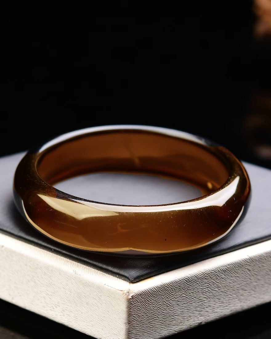 Inside Diameter 56mm Citrine Bracelet with Certificate - 4