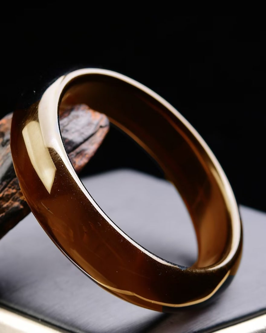 Inside Diameter 56mm Citrine Bracelet with Certificate - 5