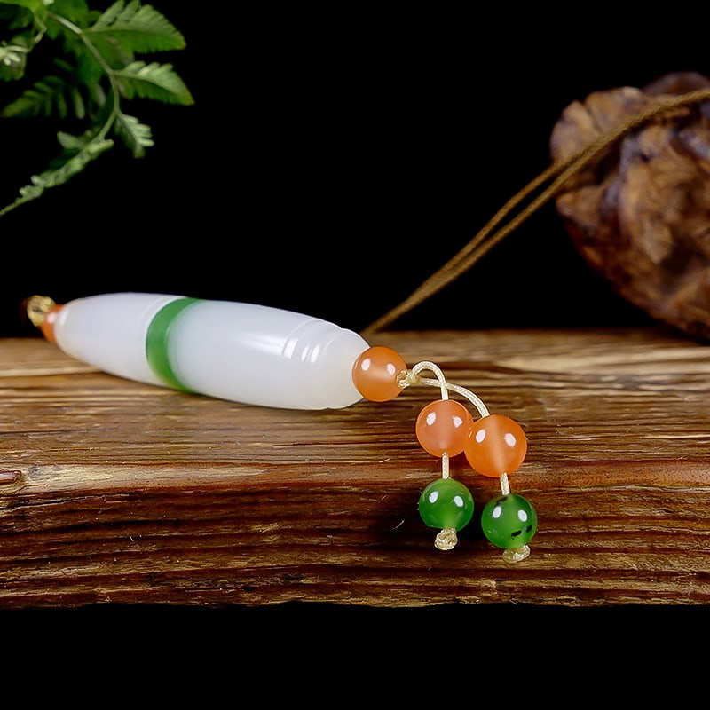 Hetian Jade Pendant - Lezi - 5