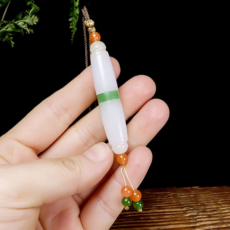 Hetian Jade Pendant - Lezi - 6