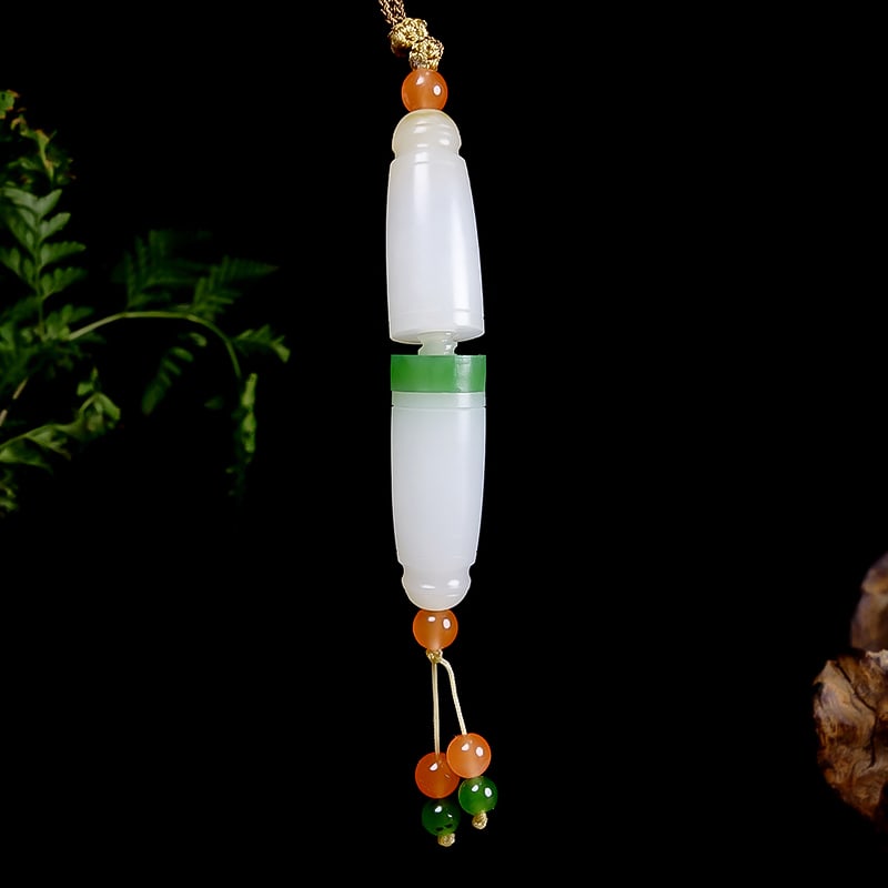 Hetian Jade Pendant - Lezi - 7