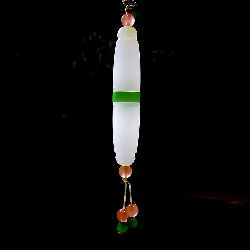 Hetian Jade Pendant - Lezi - 8