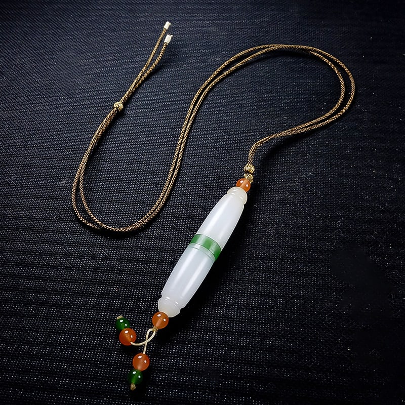 Hetian Jade Pendant - Lezi - 9