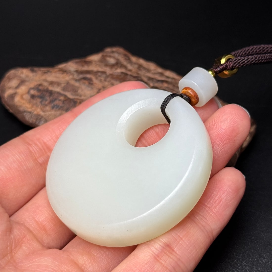 Hetian Jade Lucky Pendant - 2